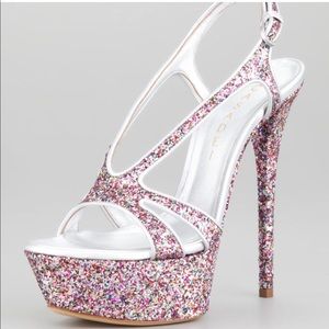 Sold 🌸 Casedei, Multicolor Glitters Platforms 9.5